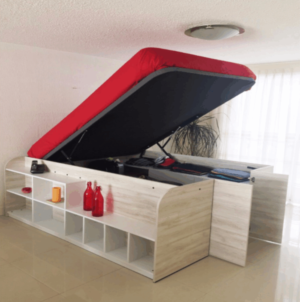 Cama Base con compartimentos Mod: Grace 2 - Imagen 4
